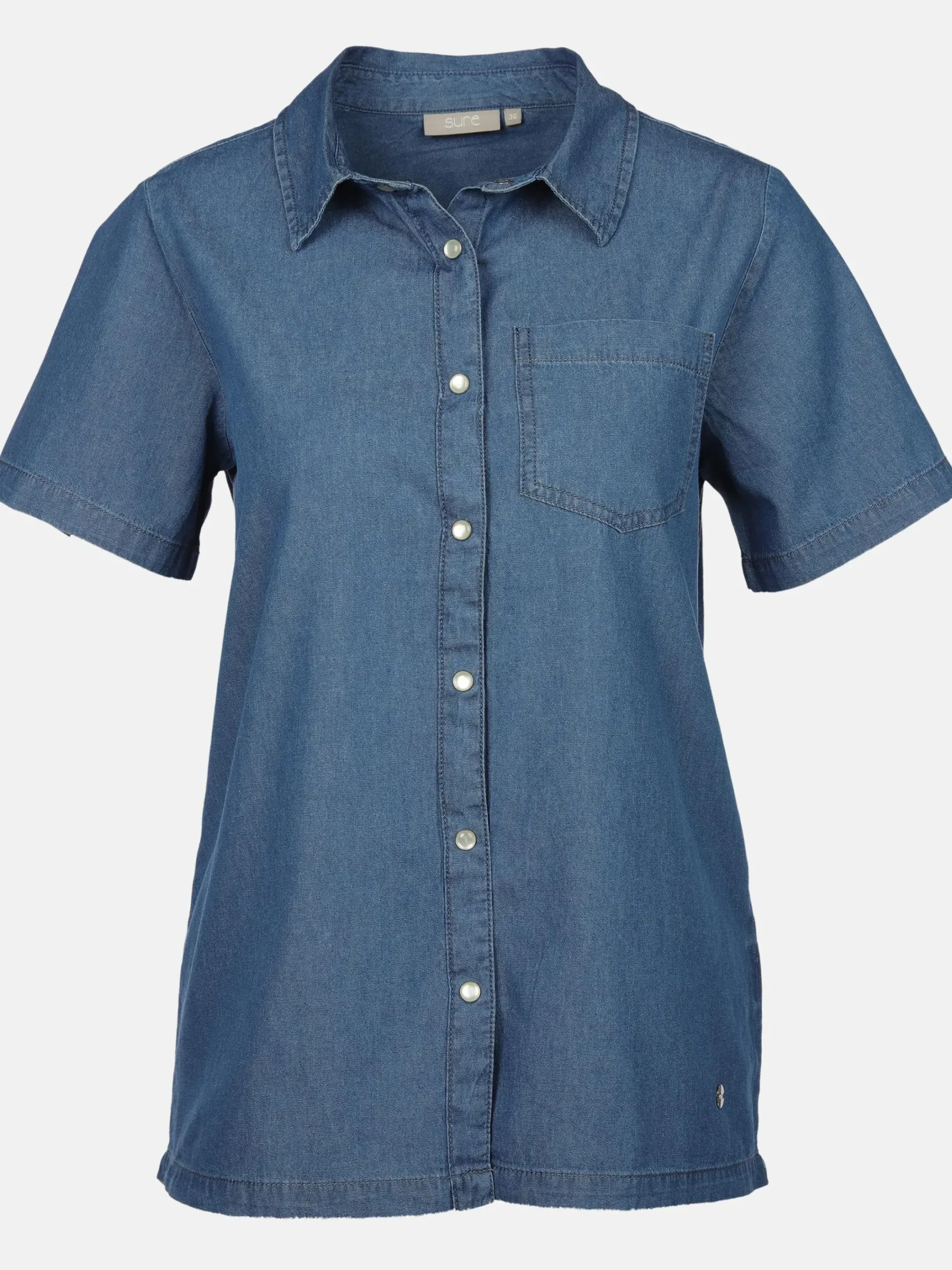 Damen Sure Damen Bluse im Denimstyle