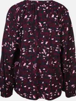Damen Tom Tailor Damen Bluse im farbigen Alloverprint