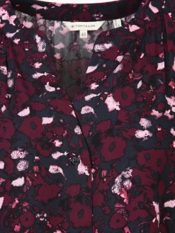 Damen Tom Tailor Damen Bluse im farbigen Alloverprint