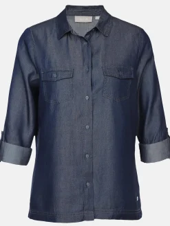 Damen Sure Damen Bluse in Jeansoptik