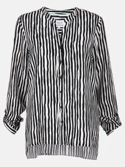 Damen Sure Damen Bluse mit krempelbaren Ärmeln