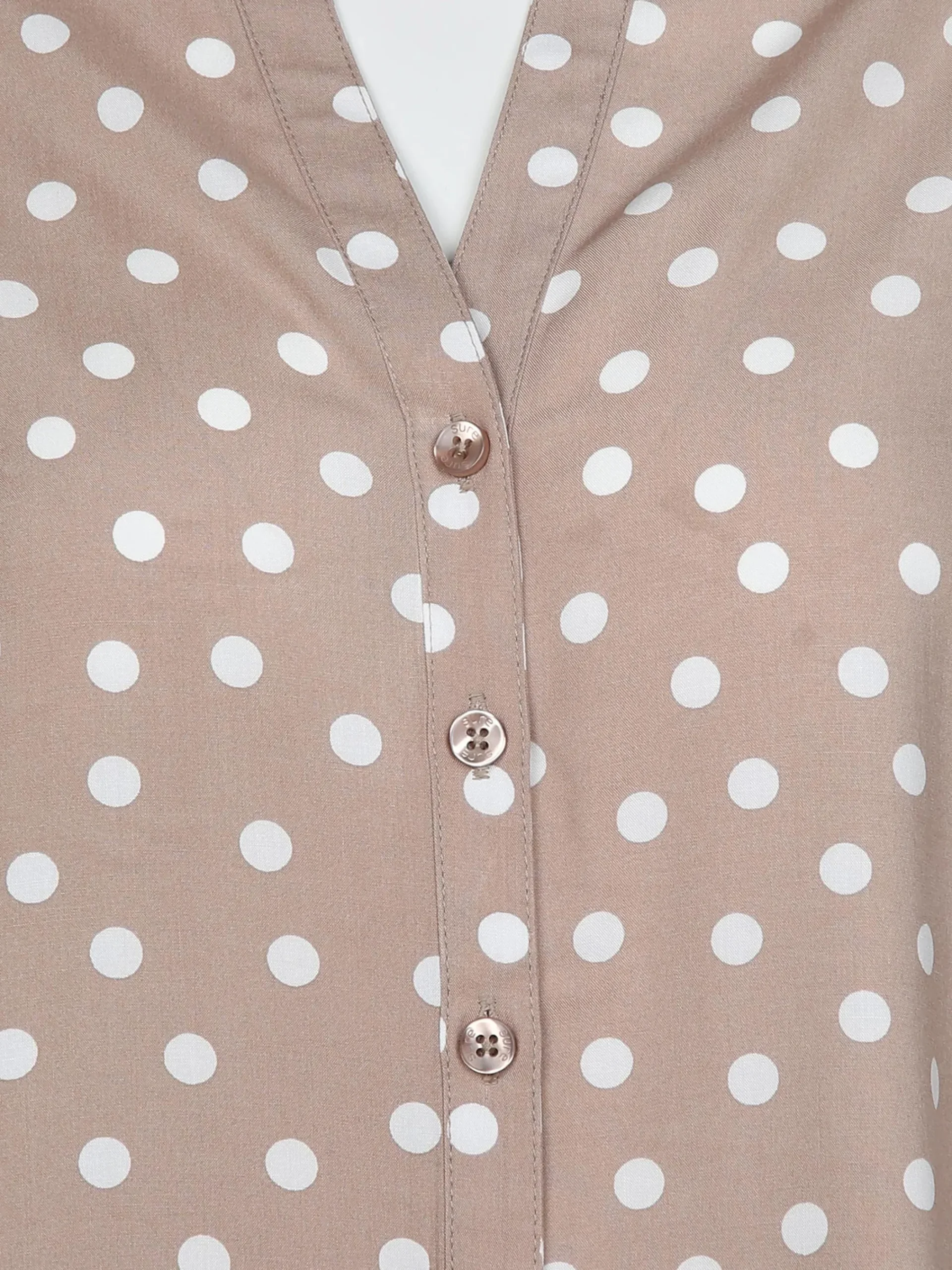 Damen Sure Damen Bluse mit krempelbaren Ärmeln