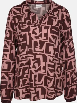 Damen Lisa Tossa Damen Bluse mit Print