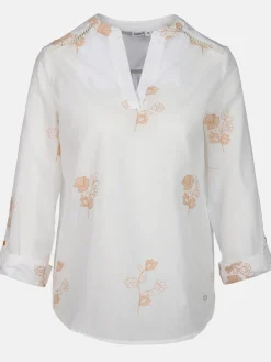 Damen Lisa Tossa Damen Bluse mit Stickerei