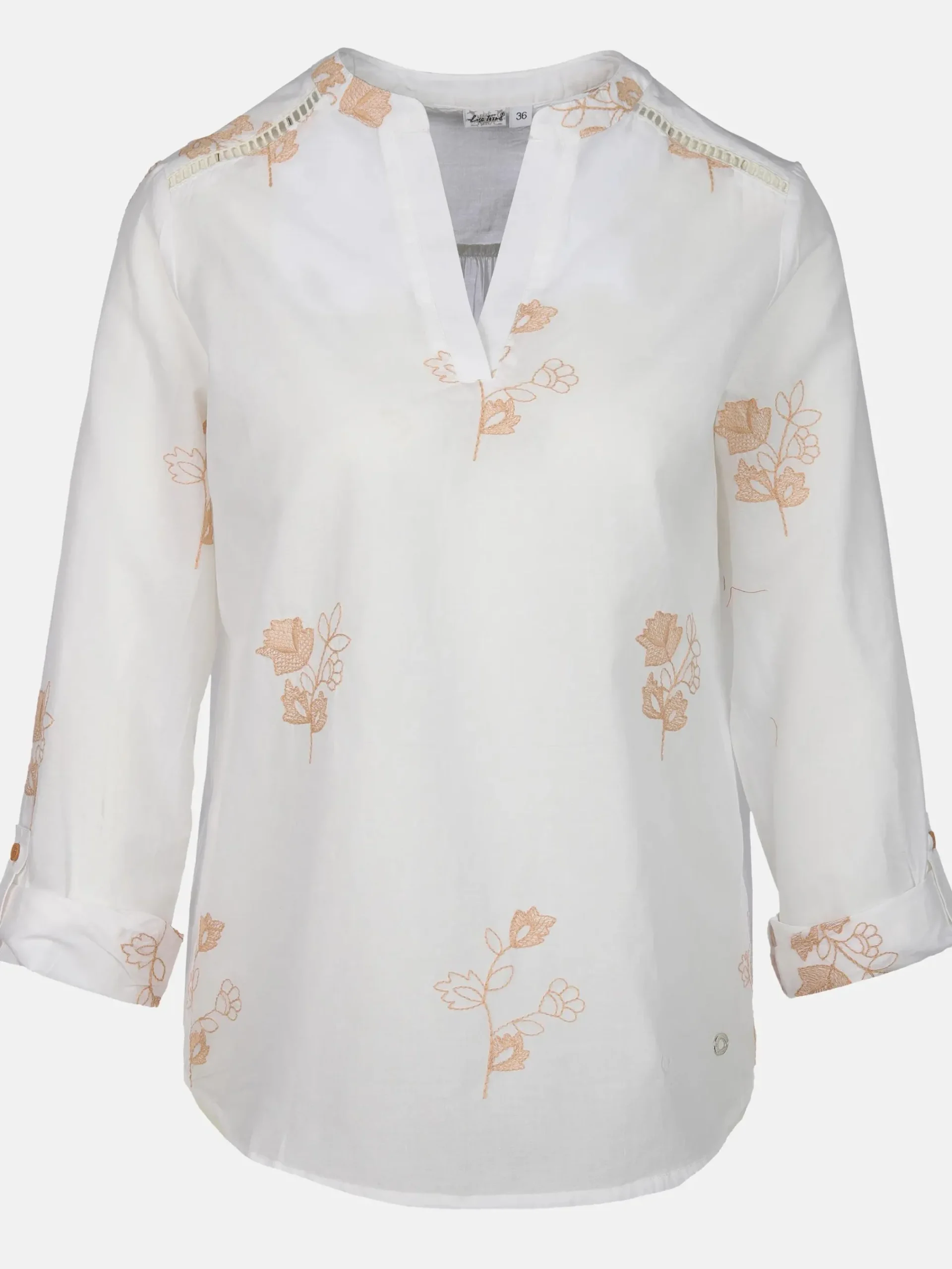 Damen Lisa Tossa Damen Bluse mit Stickerei