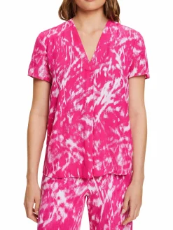 Damen Esprit Damen Bluse mit V-Ausschnitt