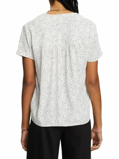 Damen Esprit Damen Bluse mit V-Ausschnitt