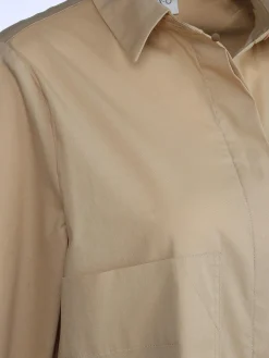 Damen IX-O Damen Blusenkleid unifarben