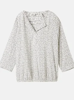 Damen Tom Tailor Damen Blusenshirt mit 7/8 Ärmeln