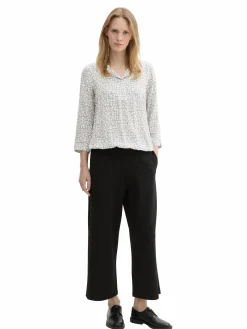 Damen Tom Tailor Damen Blusenshirt mit 7/8 Ärmeln