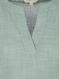 Damen Tom Tailor Damen Blusenshirt mit Karos