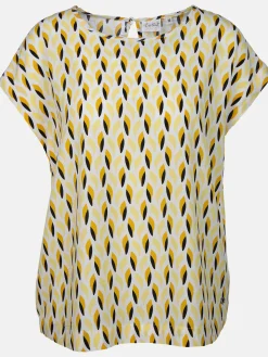 Damen Lisa Tossa Damen Blusentop mit Alloverprint