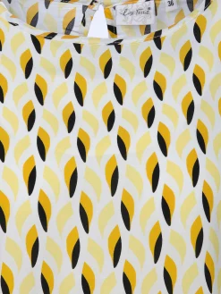 Damen Lisa Tossa Damen Blusentop mit Alloverprint