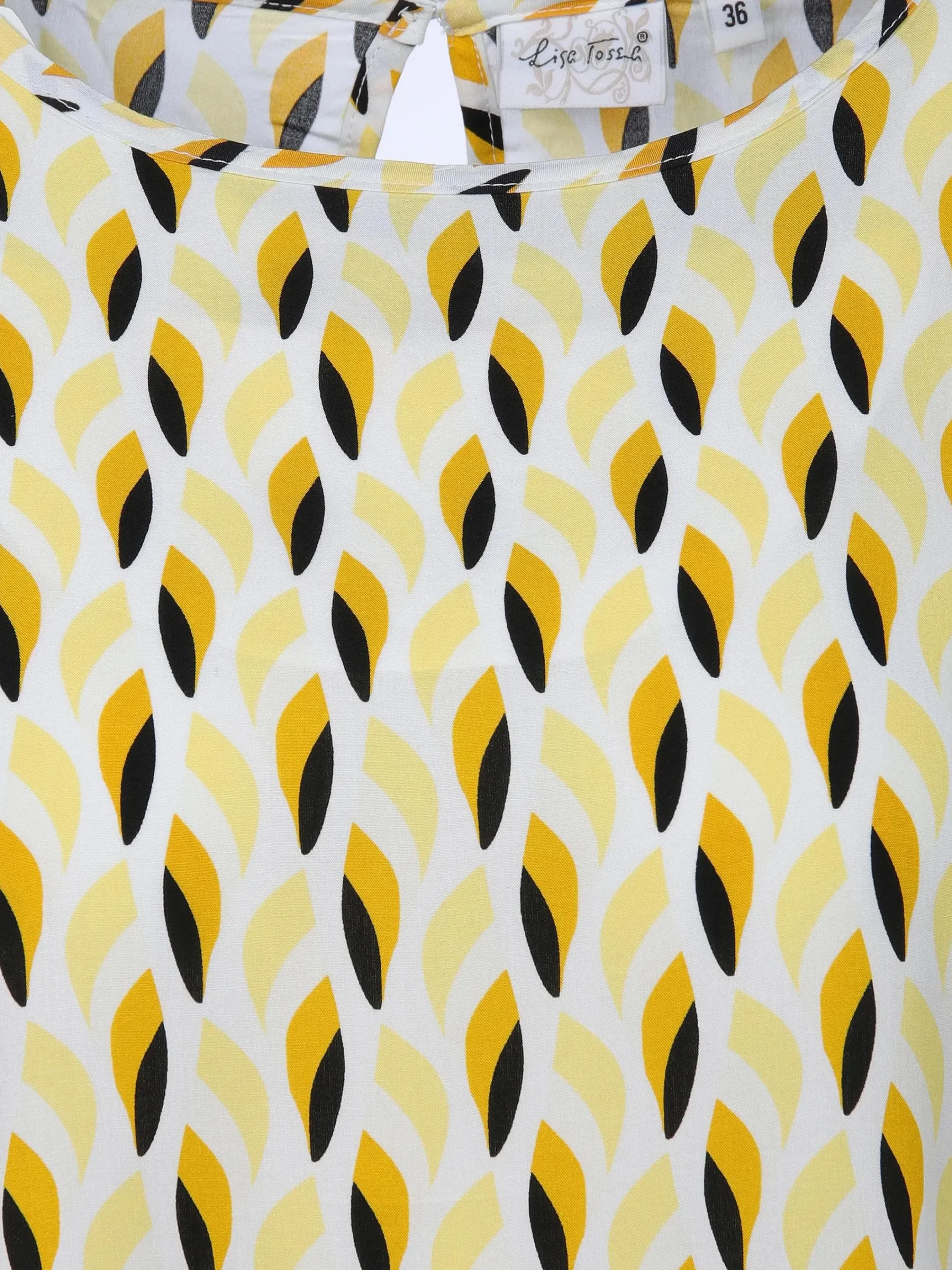 Damen Lisa Tossa Damen Blusentop mit Alloverprint