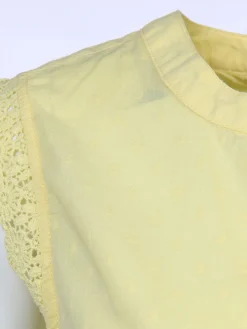 Damen Sure Damen Blusentop mit Spitze