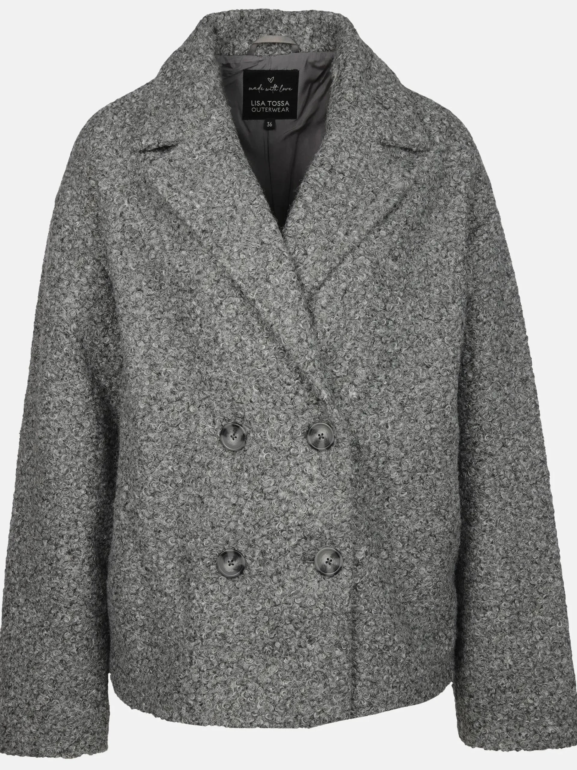 Damen Lisa Tossa Damen Boucle Jacke