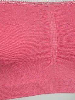 Damen Sure Damen Bustiers mit Spitzenbesatz im 2er Pack