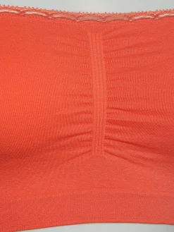 Damen Sure Damen Bustiers mit Spitzenbesatz im 2er Pack