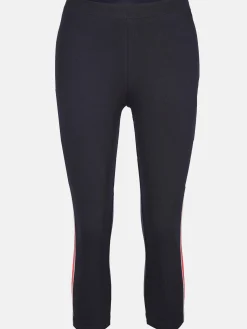 Damen Sure Damen Capri Leggings mit Galonstreifen