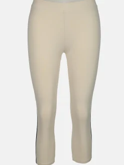 Damen Sure Damen Capri Leggings mit Galonstreifen