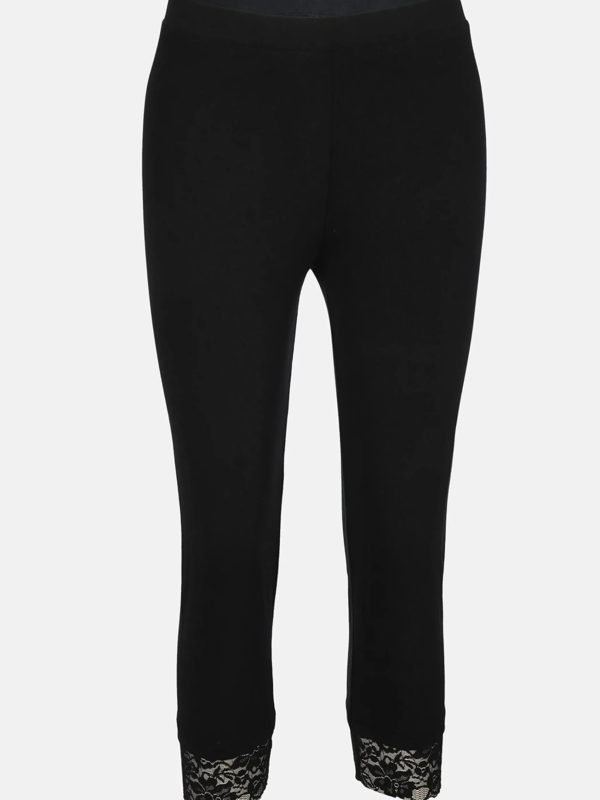 Damen Sure Damen Capri Leggings mit Spitzenbesatz
