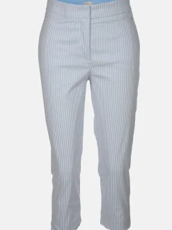 Damen Lisa Tossa Damen Caprihose im Streifenlook