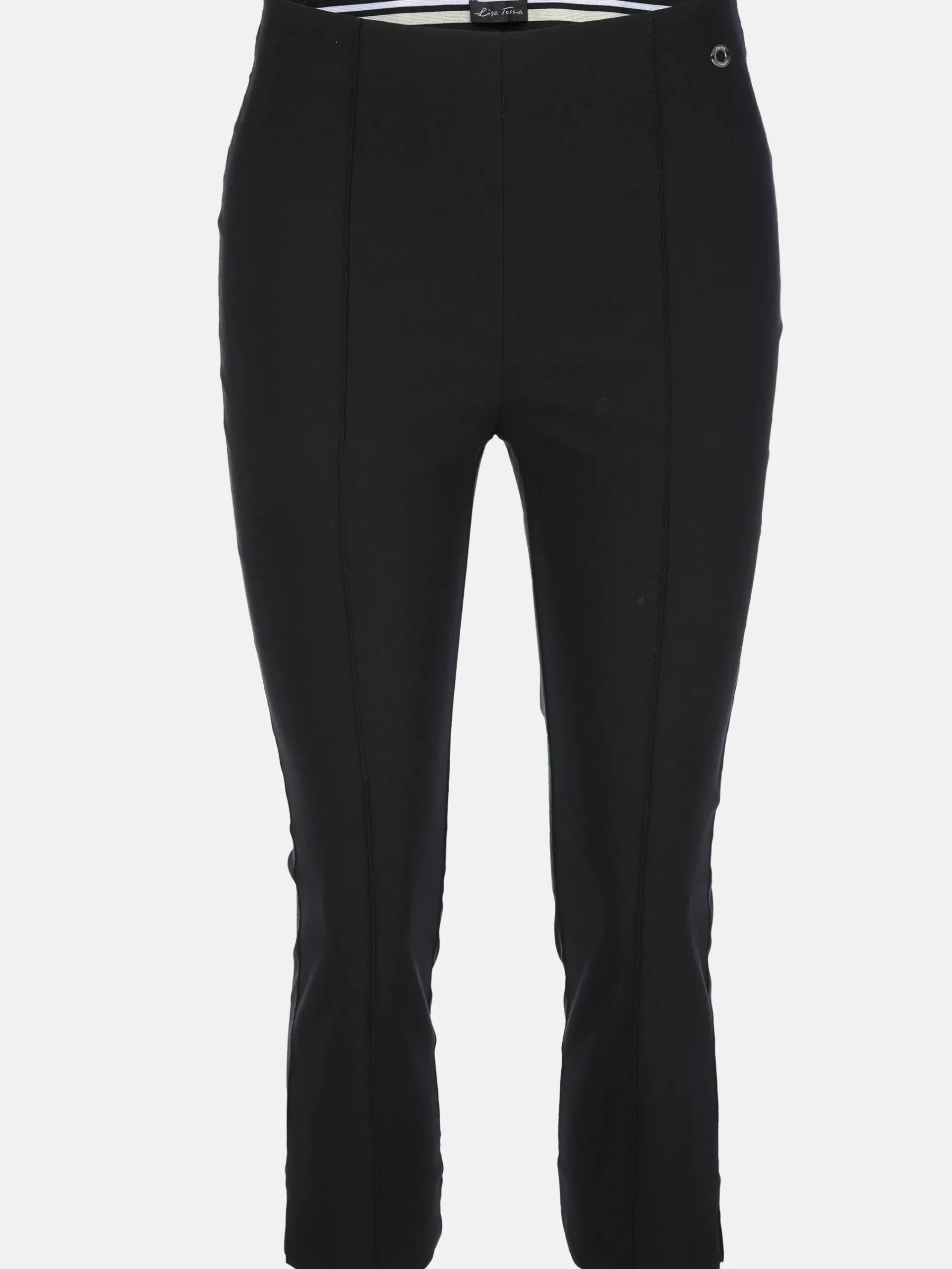 Damen Lisa Tossa Damen Caprihose mit Elastikbund