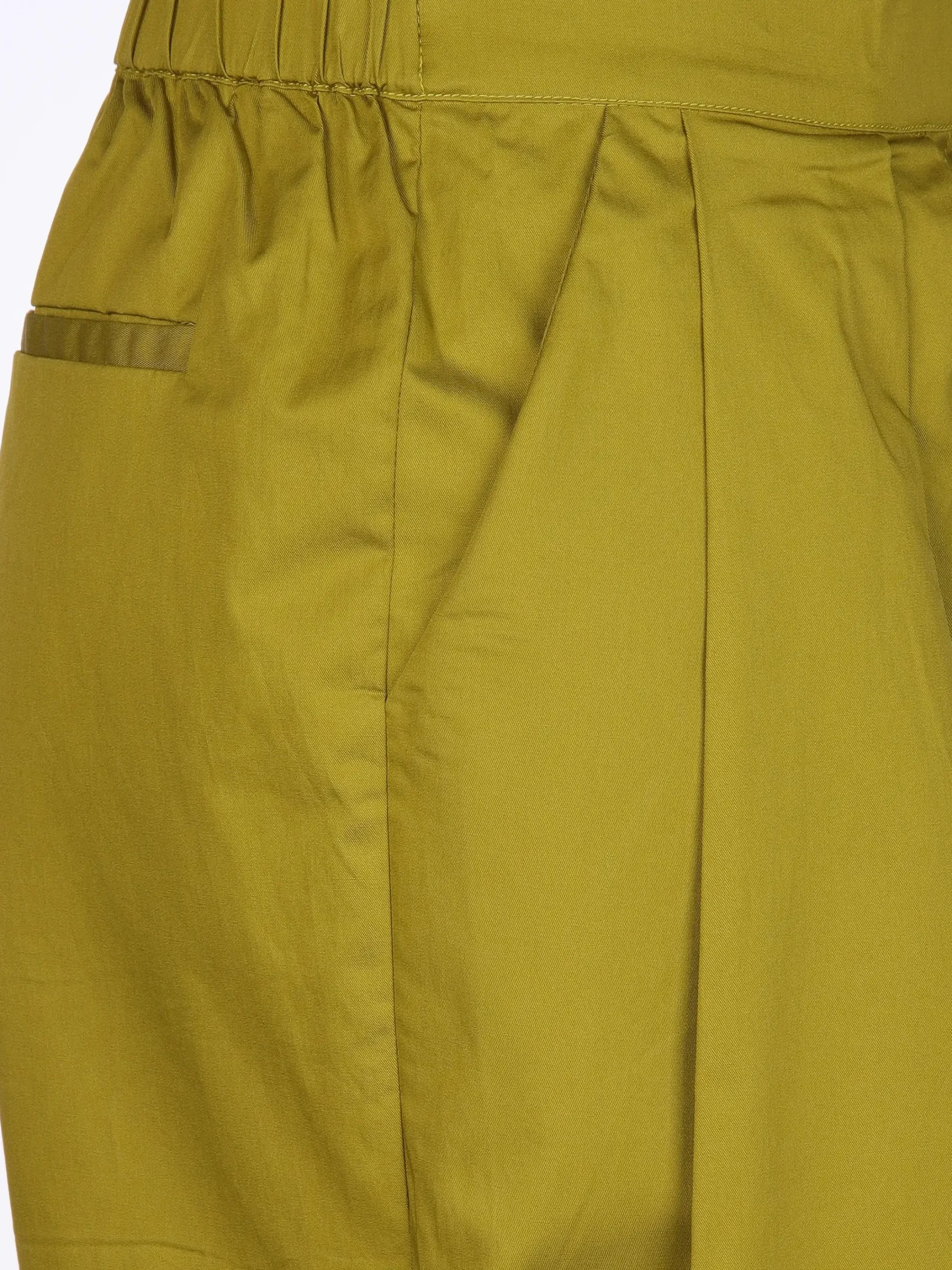 Damen IX-O Damen Culotte Hose mit Bundfalten