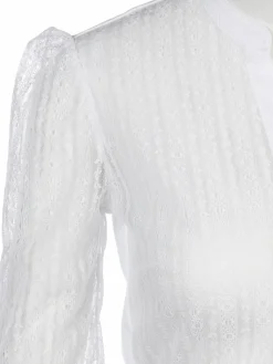 Damen Brandl Tracht Damen Dirndlbluse mit Spitze