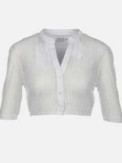 Damen Brandl Tracht Damen Dirndlbluse mit V-Ausschnitt