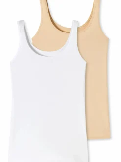 Damen UNCOVER by Schiesser Damen 2er Pack Trägertops