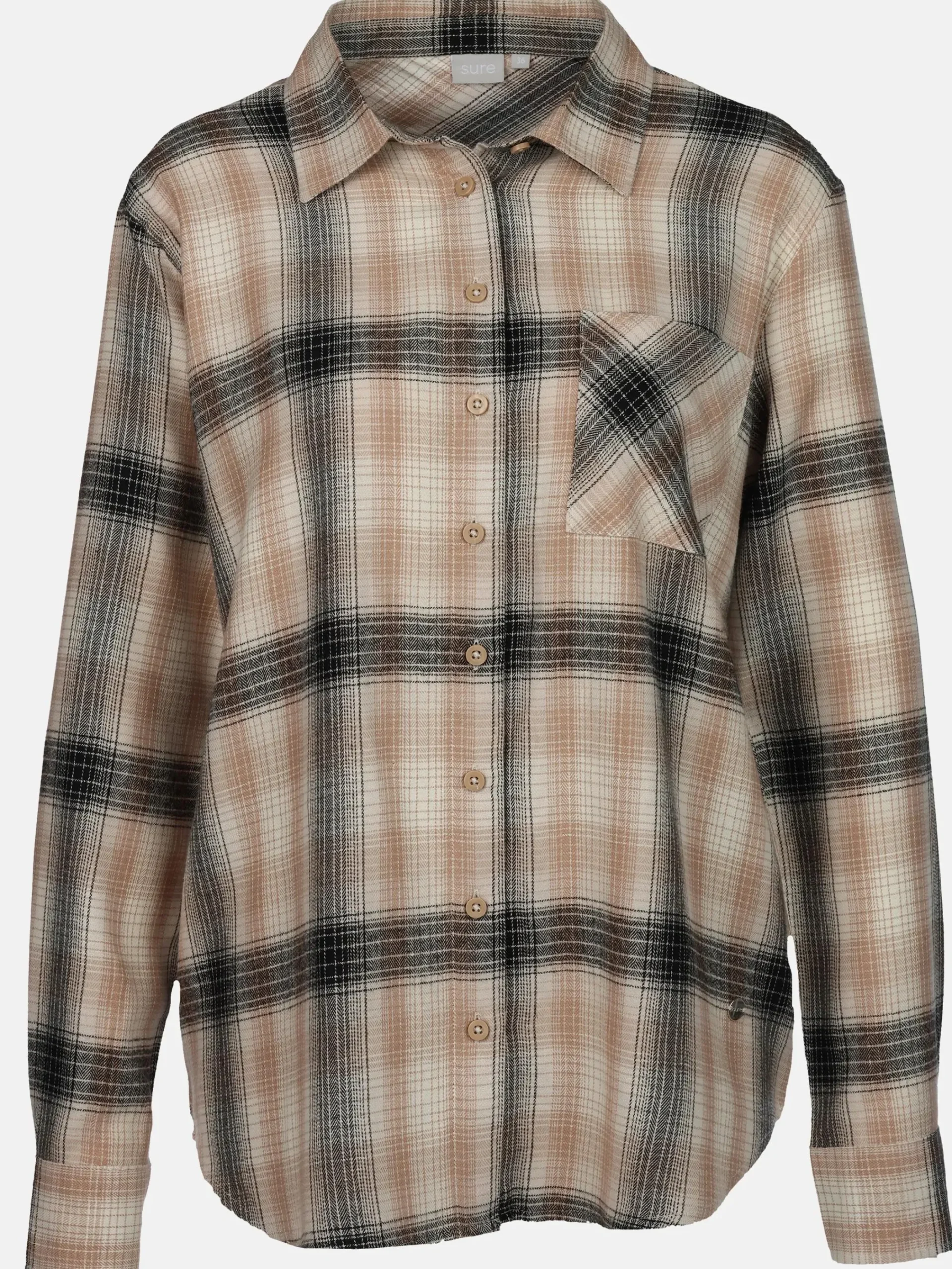 Damen Sure Damen Flanellbluse mit Karos