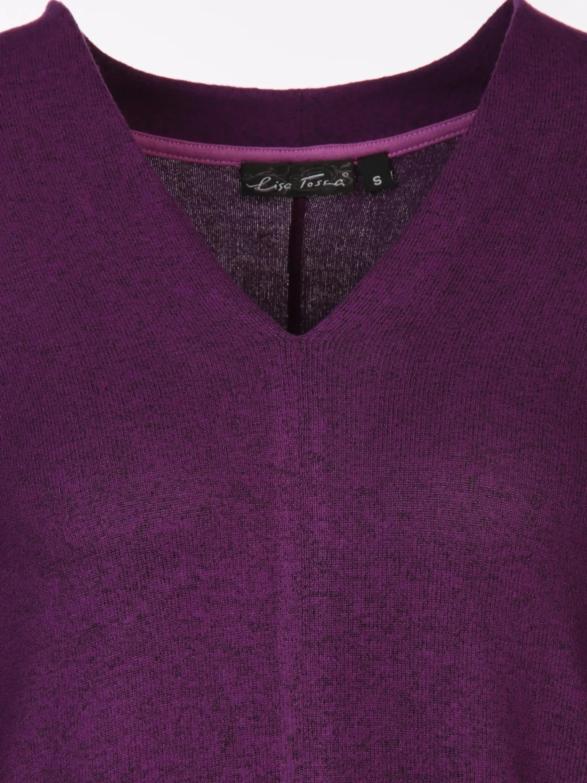 Damen Lisa Tossa Damen Flauschshirt in melierter Optik