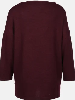 Damen Sure Damen Flauschshirt mit 3/4 langem Arm