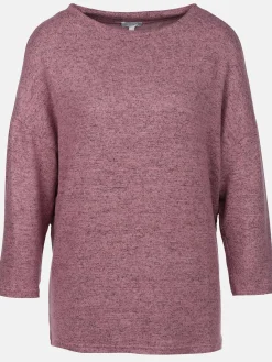 Damen Sure Damen Flauschshirt mit 3/4 langem Arm