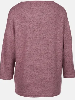 Damen Sure Damen Flauschshirt mit 3/4 langem Arm