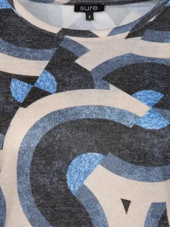 Damen Sure Damen Flauschshirt mit Alloverprint