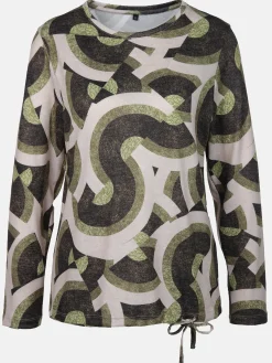 Damen Sure Damen Flauschshirt mit Alloverprint