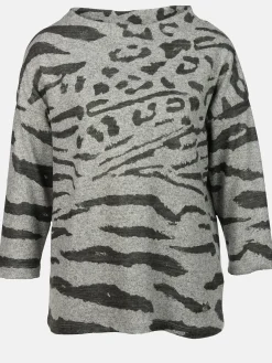 Damen Sure Damen Flauschshirt mit Alloverprint
