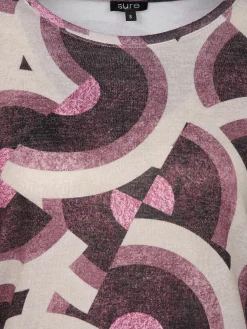 Damen Sure Damen Flauschshirt mit Alloverprint