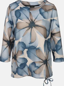 Damen Sure Damen Flauschshirt mit Blumenprint