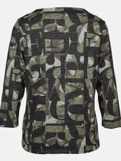 Damen Sure Damen Flauschshirt mit Kelchkragen