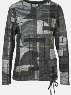 Damen Sure Damen Flauschshirt mit Kelchkragen