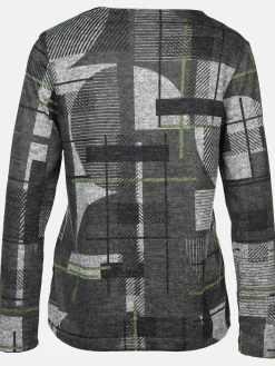 Damen Sure Damen Flauschshirt mit Kelchkragen