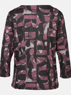 Damen Sure Damen Flauschshirt mit Kelchkragen