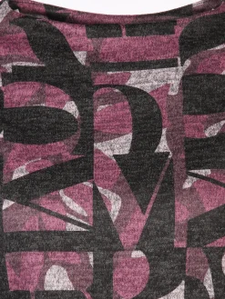 Damen Sure Damen Flauschshirt mit Kelchkragen