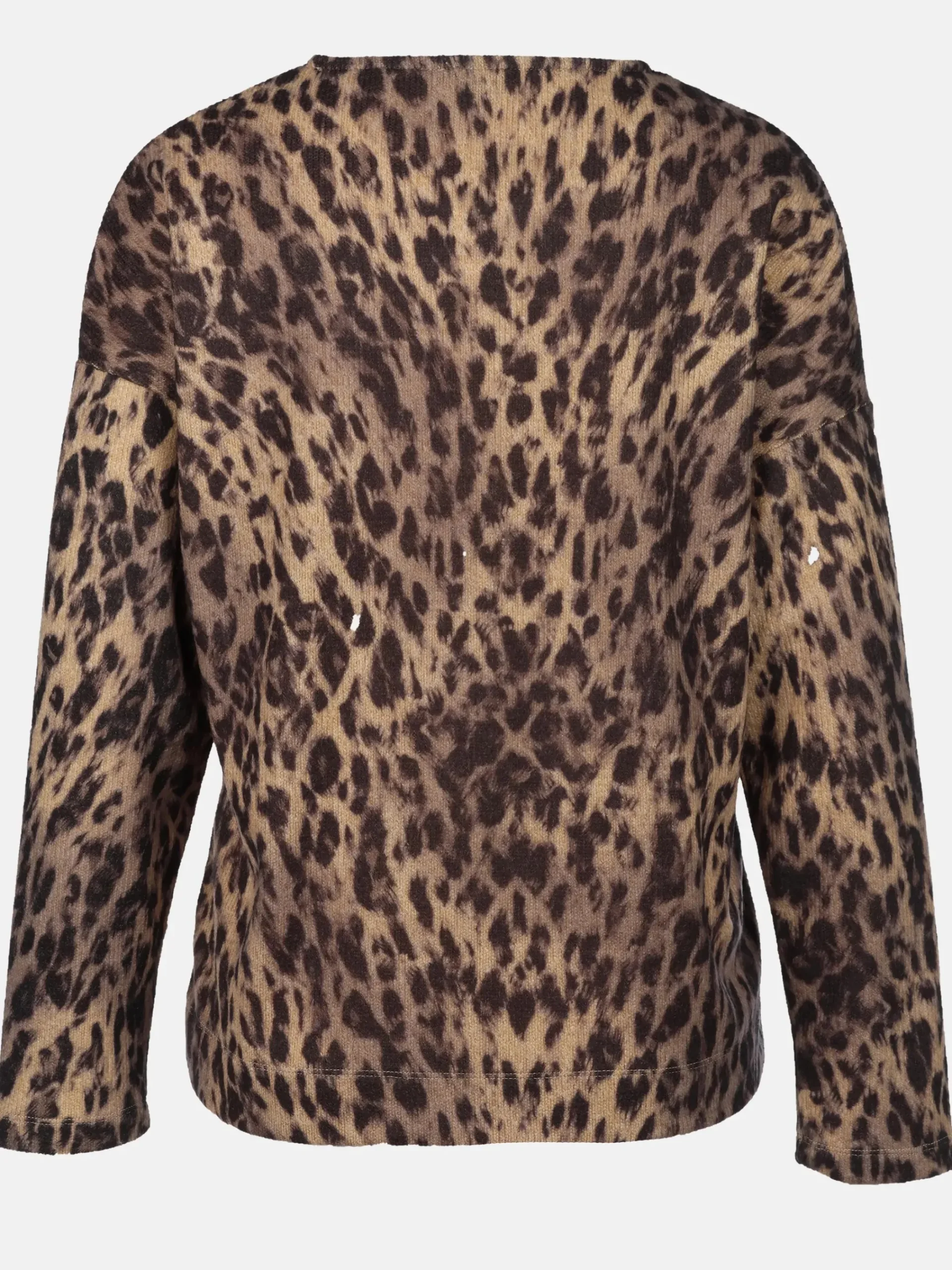 Damen Sure Damen Flauschshirt mit Leoprint