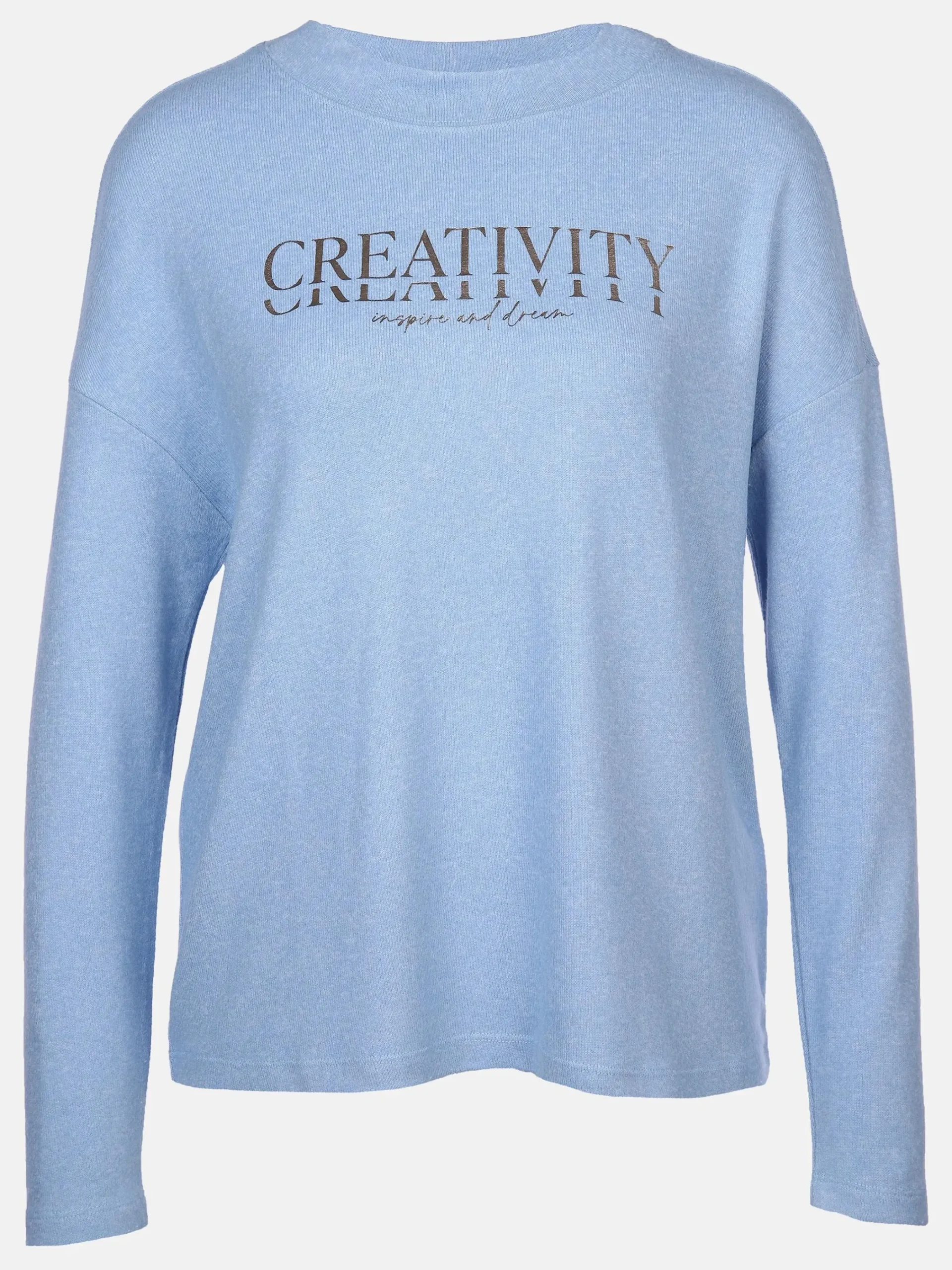 Damen Street One Damen Flauschshirt mit Schriftprint