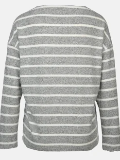 Damen Sure Damen Flauschshirt mit Streifen