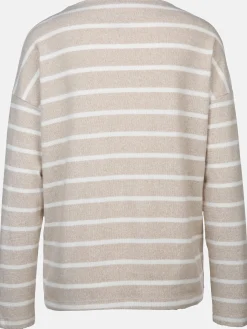 Damen Sure Damen Flauschshirt mit Streifen